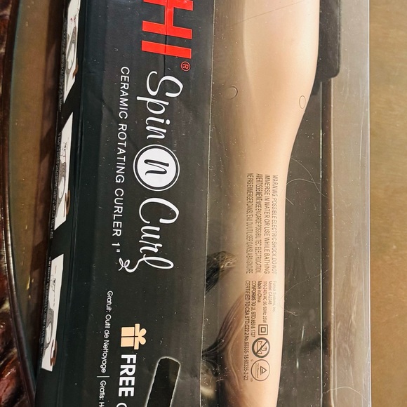 CHI Spin & Curl ceramic rotating curler Rose Gold - Picture 7 of 9